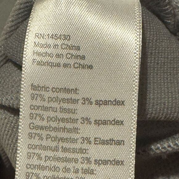 ANTHROPOLOGIE | Lili’s Closet | Women Small gray polka dot pleated cuff top - Picture 5 of 7